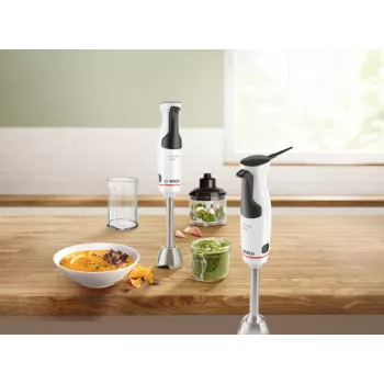 Bosch Serie 4 MSM4W220 tehosekoitin 0,6 L sauvasekoitin 600 W valkoinen