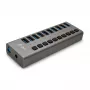 i-tec USB 3.0 Charging HUB 10 porttia + virtalähde 48 W