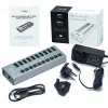 i-tec USB 3.0 Charging HUB 10 porttia + virtalähde 48 W