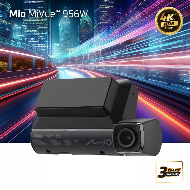 Mio Premium 4K HDR autokamera | MiVue 956W | GPS | Wi-Fi