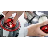 Bosch BCS711PET varsi-imuri/sähköharja akku kuiva pussiton 0,3 L musta, punainen 3 Ah