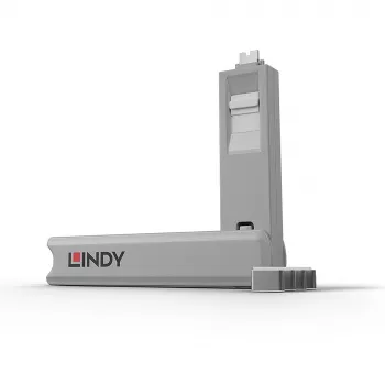 Lindy USB Type-C-porttitulppien avain - 4 tulppaa, valkoinen