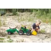Traktori Lena GIGA TRUCKS ZL-02123 kauhalla ja perävaunulla