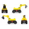 Ajettava kaivinkone Lena GIGA TRUCKS Excavator PRO 4 pyörää muovi teräs