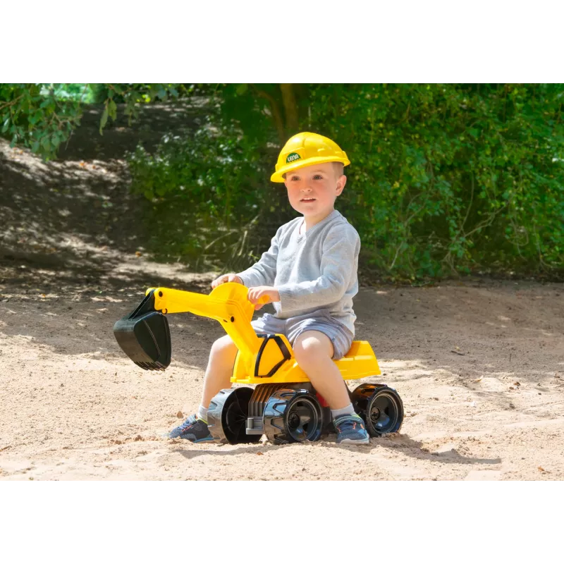 Ajettava kaivinkone Lena GIGA TRUCKS Excavator PRO 4 pyörää muovi teräs