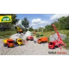 Ajettava kaivinkone Lena GIGA TRUCKS Excavator PRO 4 pyörää muovi teräs