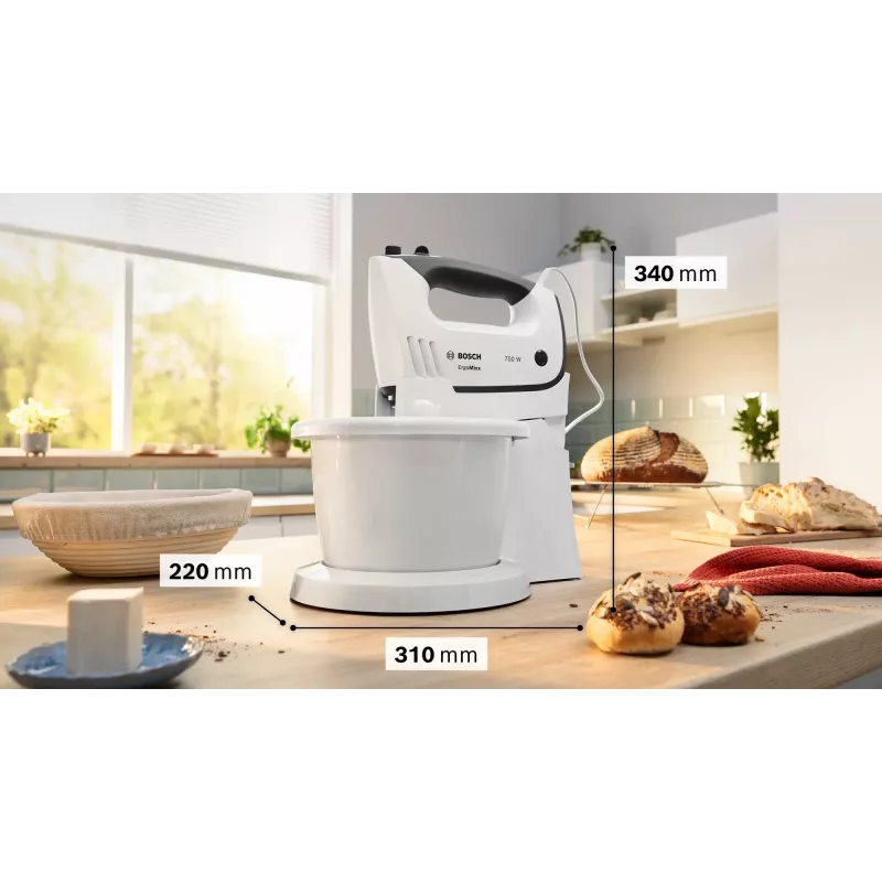 Bosch MFQ37490 käsivatkain 750 W harmaa, valkoinen