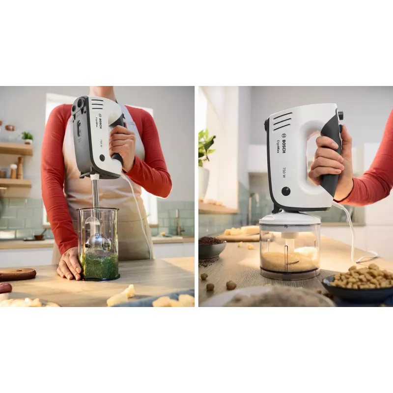 Bosch MFQ37490 käsivatkain 750 W harmaa, valkoinen