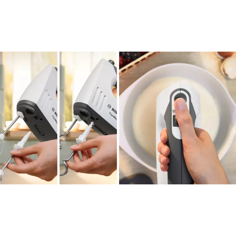 Bosch MFQ37490 käsivatkain 750 W harmaa, valkoinen