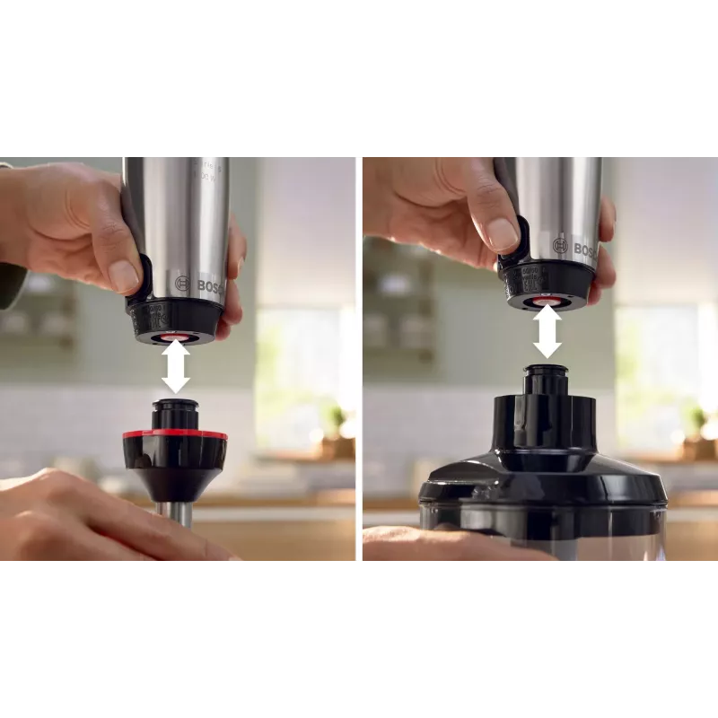 Bosch Serie 6 MSM6M621 sauvasekoitin 0,5 L 1000 W musta, ruostumaton teräs