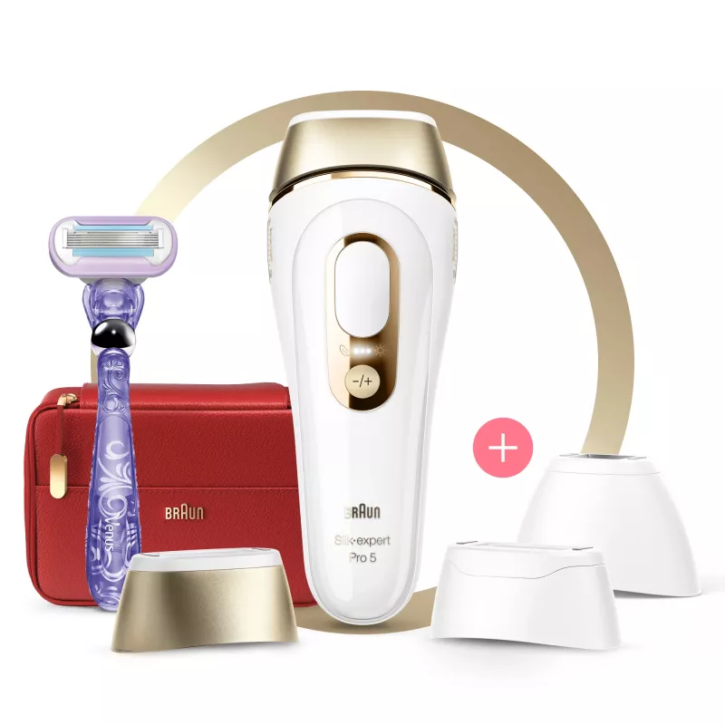 Braun Silk-expert Pro Silk·expert Pro 5 PL5267 voimakas pulssivalo (IPL) kulta, valkoinen