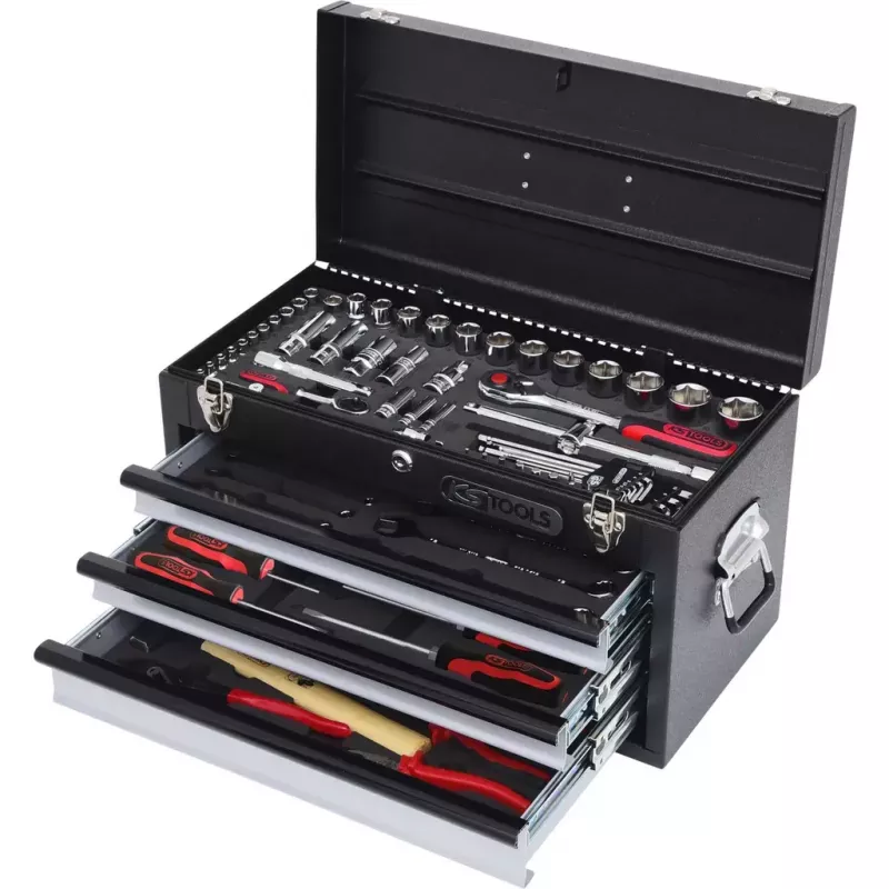 Mekaanikon työkalusarja KS Tools 918.0200 99 työkalua kromi-vanadiiniteräs