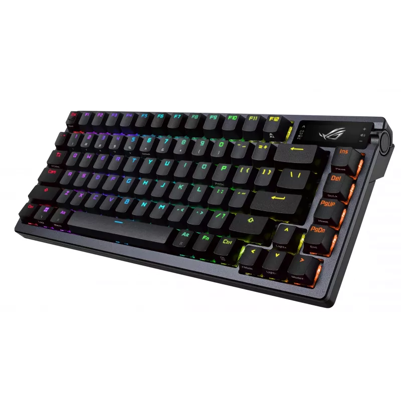 Langaton mekaaninen näppäimistö ASUS ROG Azoth musta — malli 90MP0316-BKUA01, RGB-taustavalo