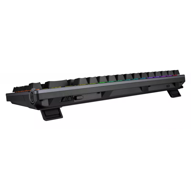 Langaton mekaaninen näppäimistö ASUS ROG Azoth musta — malli 90MP0316-BKUA01, RGB-taustavalo