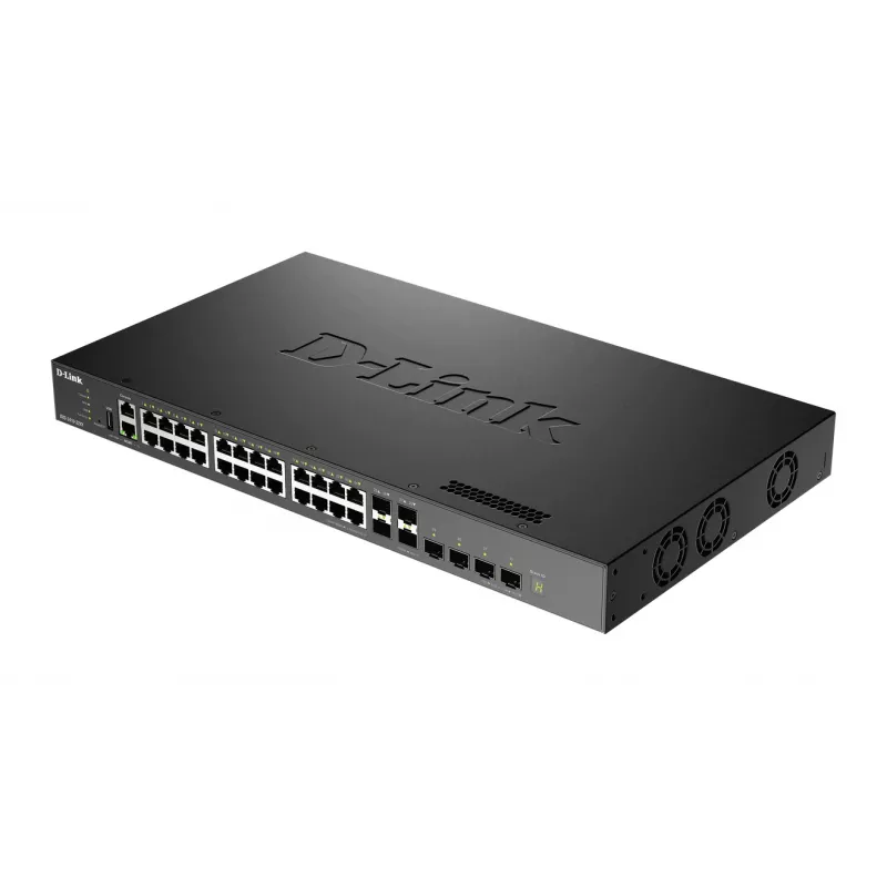 D-Link DXS-3410-32XY/E L3 pinottava hallittu kytkin, 24x 10GBASE-T + 4x SFP+ + 4x SFP28