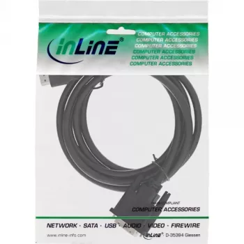 InLine HDMI-DVI-kaapeli HDMI-uros / DVI-uros 18+1 musta 2 m