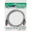 InLine verkkokaapeli S/FTP PiMF Cat.6 250MHz PVC kupari läpinäkyvä 0,3m