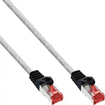 InLine verkkokaapeli S/FTP PiMF Cat.6 250MHz PVC kupari läpinäkyvä 30m