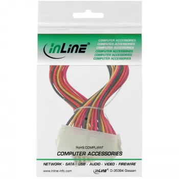 Molex PN InLine ATX-emolevykaapeli 24-napainen uros naaras, 0,30 m