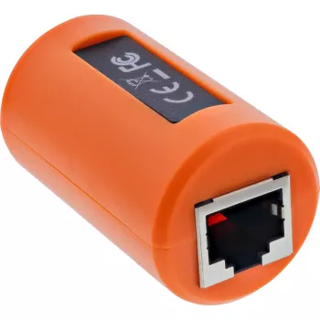 InLine ylijännitesuojaus RJ45-liitin verkkoon ja PoE:lle