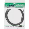 InLine Micro-USB 2.0 -jatkokaapeli, Micro-B uros/naaras, musta/kulta, 5 m
