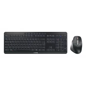 CHERRY Stream desktop ultimate näppäimistö ja hiiri sisältäen Home/Office USB + RF Wireless + Bluetooth QWERTZ saksa musta
