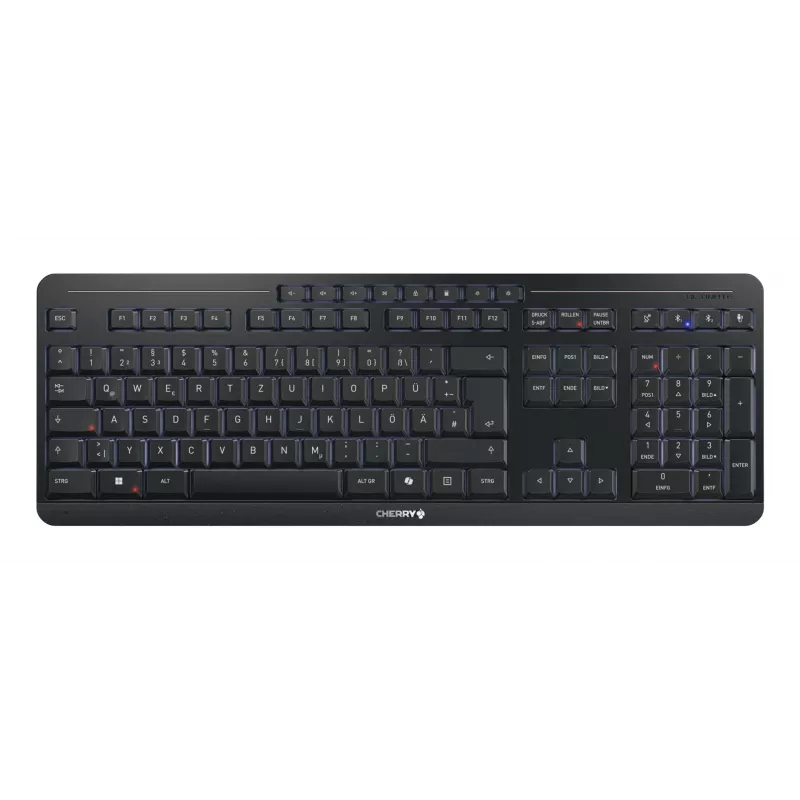CHERRY Stream desktop ultimate näppäimistö ja hiiri sisältäen Home/Office USB + RF Wireless + Bluetooth QWERTZ saksa musta