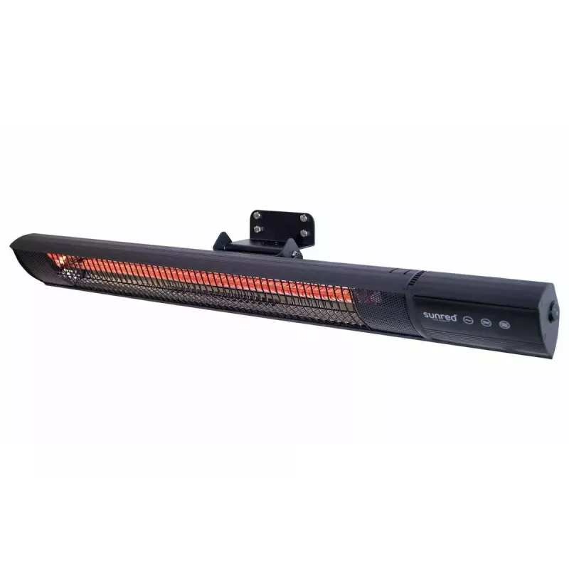 Infrapunalämmitin SUNRED RD-DARK-20, 2000 W, seinäasennettava, IP55, musta