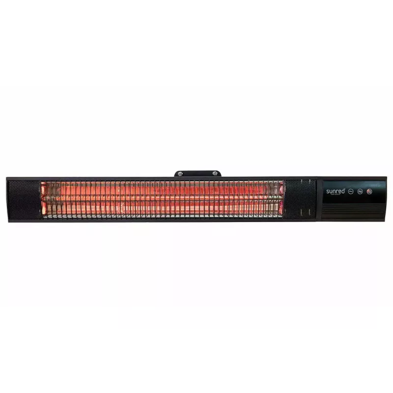 Infrapunalämmitin SUNRED RD-DARK-20, 2000 W, seinäasennettava, IP55, musta