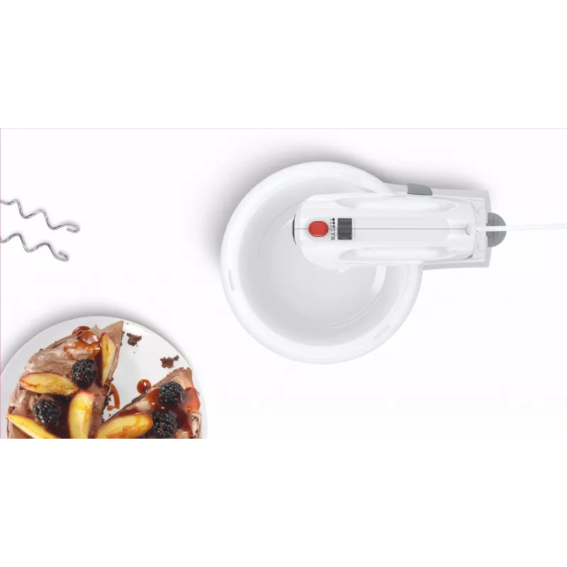 Bosch MFQ2600G käsivatkain jalustalla ja kulholla 375 W valkoinen