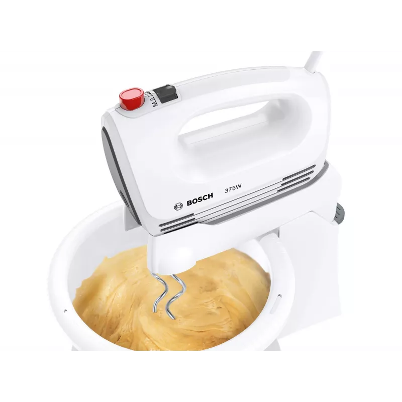 Bosch MFQ2600G käsivatkain jalustalla ja kulholla 375 W valkoinen