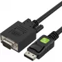Techly näyttö DisplayPort-VGA-kaapeli 1,8 m ICOC DSP-V-018