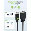Techly näyttö DisplayPort-VGA-kaapeli 1,8 m ICOC DSP-V-018