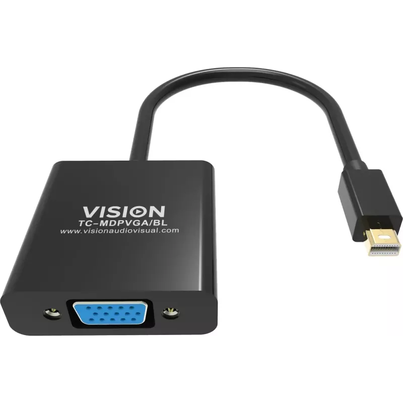 Videokaapeliadapteri Mini DisplayPort VGA Vision TC-MDPVGA/BL
