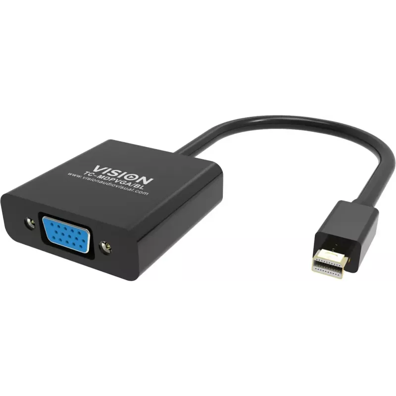 Videokaapeliadapteri Mini DisplayPort VGA Vision TC-MDPVGA/BL