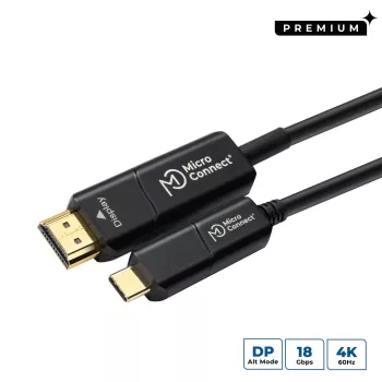 Microconnect USB3.1CHDMI10OP videokaapeli-adapteri 10 m USB Type-C HDMI musta