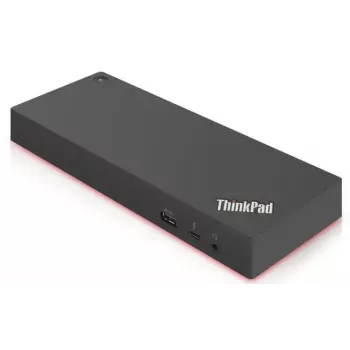 Lenovo 40AN0135DK kannettavan telakointiasema/porttireplikaattori johdollinen Thunderbolt 3 musta