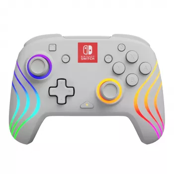 PDP Afterglow Wave White USB-peliohjain analoginen / digitaalinen Nintendo Switch, Nintendo Switch Lite, Nintendo Switch OLED