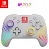 PDP Afterglow Wave White USB-peliohjain analoginen / digitaalinen Nintendo Switch, Nintendo Switch Lite, Nintendo Switch OLED