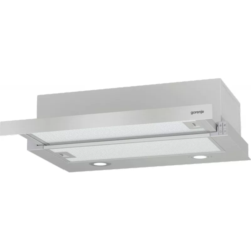 Gorenje TH62E4X puoliksi kalustettu (ulosvedettävä) ruostumaton teräs 450 m³/h