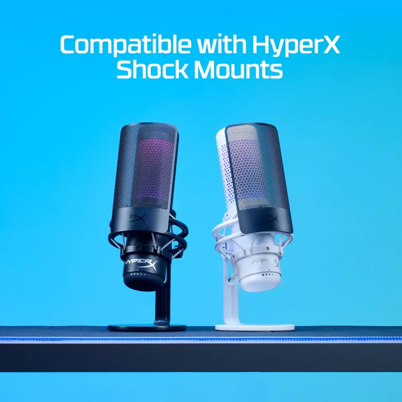 HyperX Shield 6X256AA mikrofonin popsuodatin, joustava joutsenkaula, musta