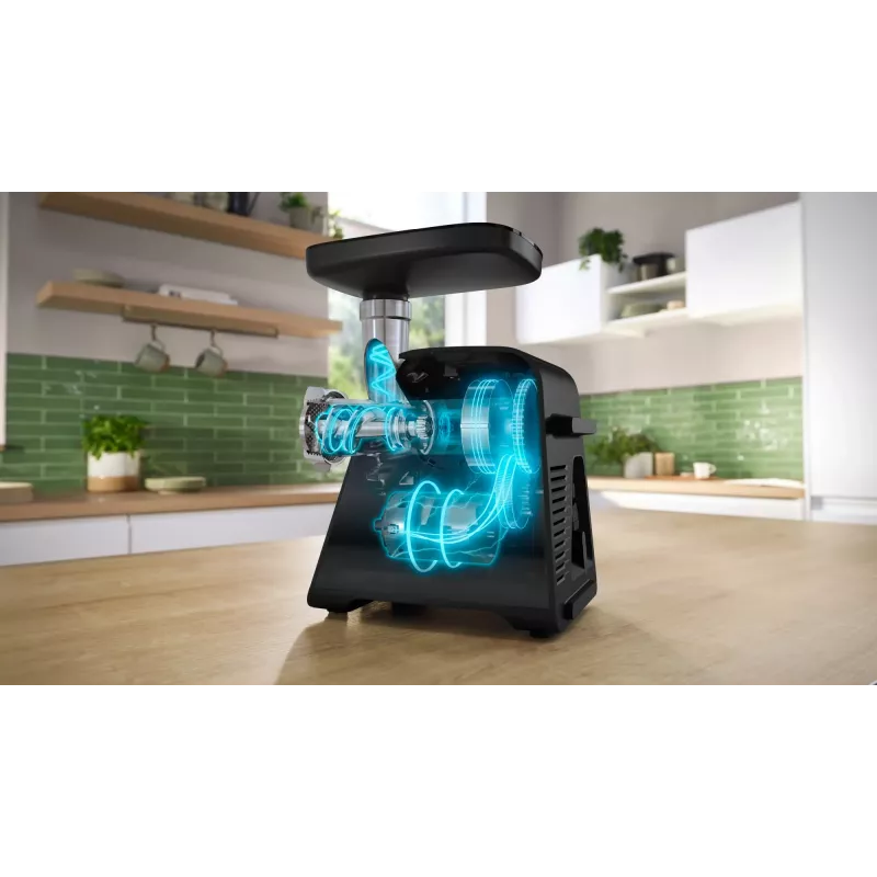 Bosch Serie 6 lihamylly 2100 W musta, hopea