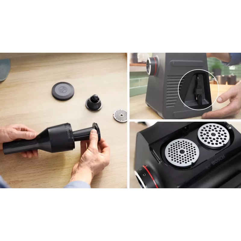 Bosch Serie 6 lihamylly 2100 W musta, hopea