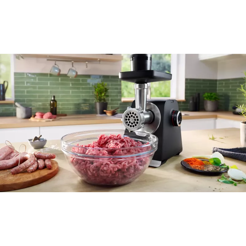 Bosch Serie 6 lihamylly 2100 W musta, hopea