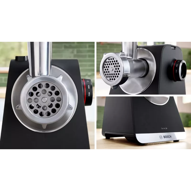 Bosch Serie 6 lihamylly 2100 W musta, hopea