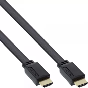 InLine HDMI kaapeli High Speed Ethernetillä kullattu musta 5m
