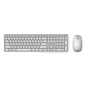 ASUS W5000 langaton hiiri- ja näppäimistösarja näppäimistö ja hiiri sisältyvät yleispätevä RF langaton valkoinen