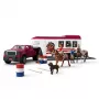 schleich Lakeside Truck perävaunulla, eläin, hevoset, 5 vuotta, monivärinen