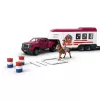 schleich Lakeside Truck perävaunulla, eläin, hevoset, 5 vuotta, monivärinen