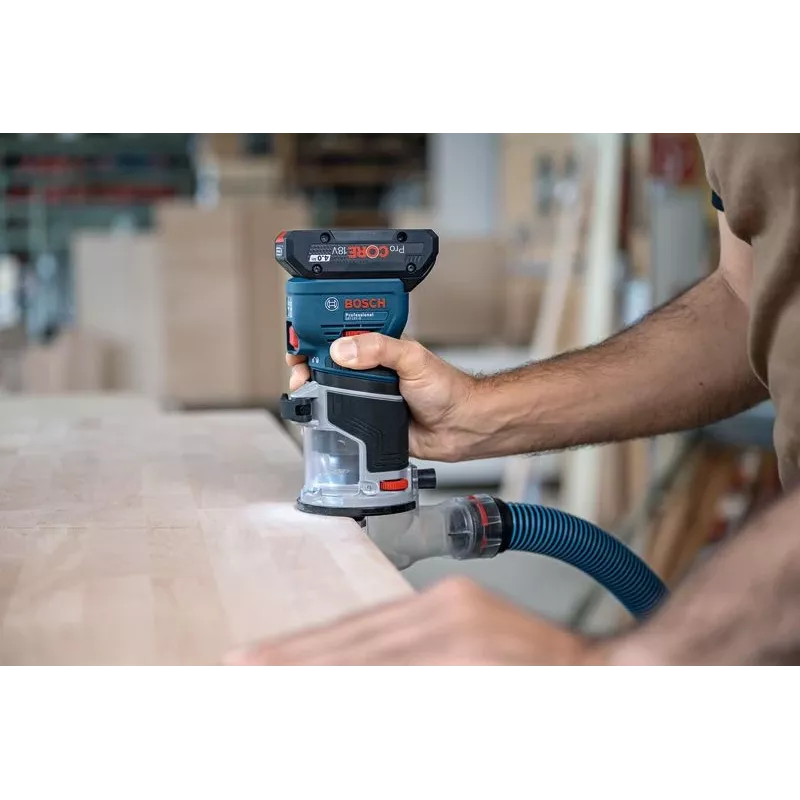 Bosch GKF 18V-8 akkureunajyrsin — 18 V, 8 mm istukka